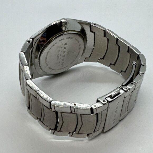 Skagen 531XLSGX1 Men\'s Silver Stainless Steel Analog Dial Wrist Watch JNA562 main image 7